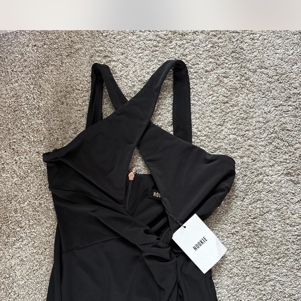 Nookie One Shoulder Black Dress